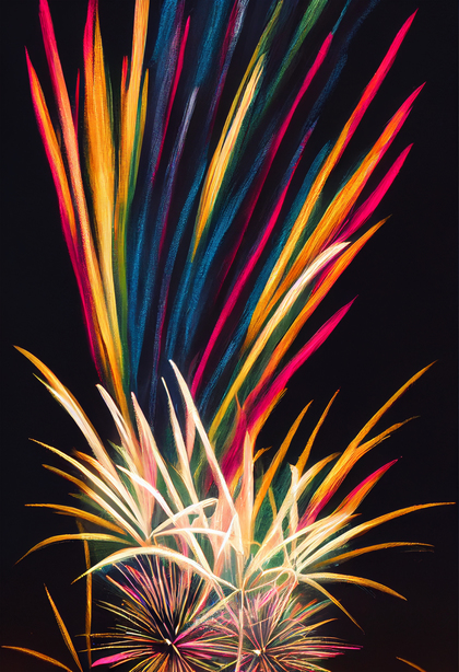 Diwali Fireworks Background Design