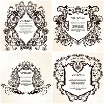 Ornate Vintage Frame Set