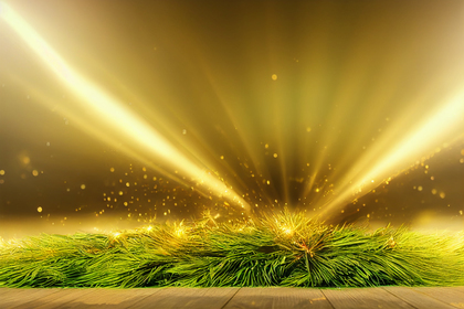 Gold Christmas Card Background Image