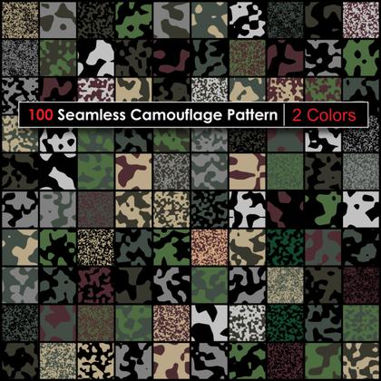 2 Color Camouflage Pattern Pack