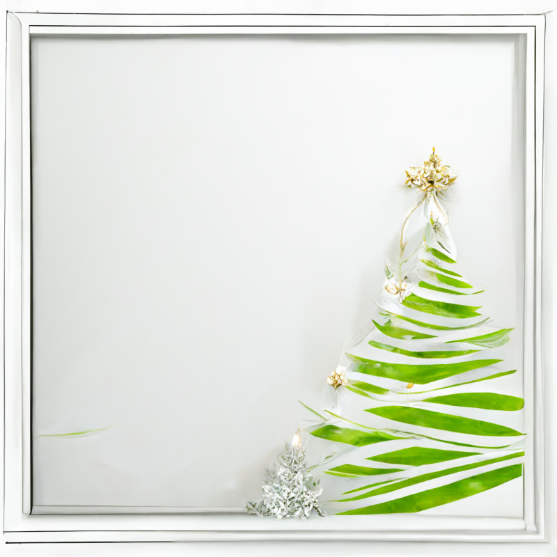White Christmas Frame