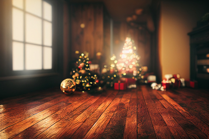 Interior Christmas Background Image