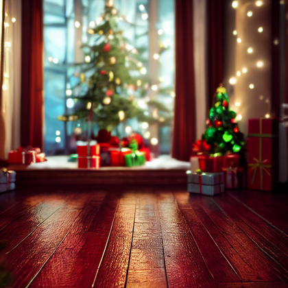 Christmas Indoor Background Image