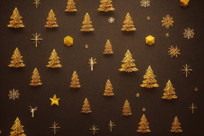 Christmas Tree Pattern Background Image