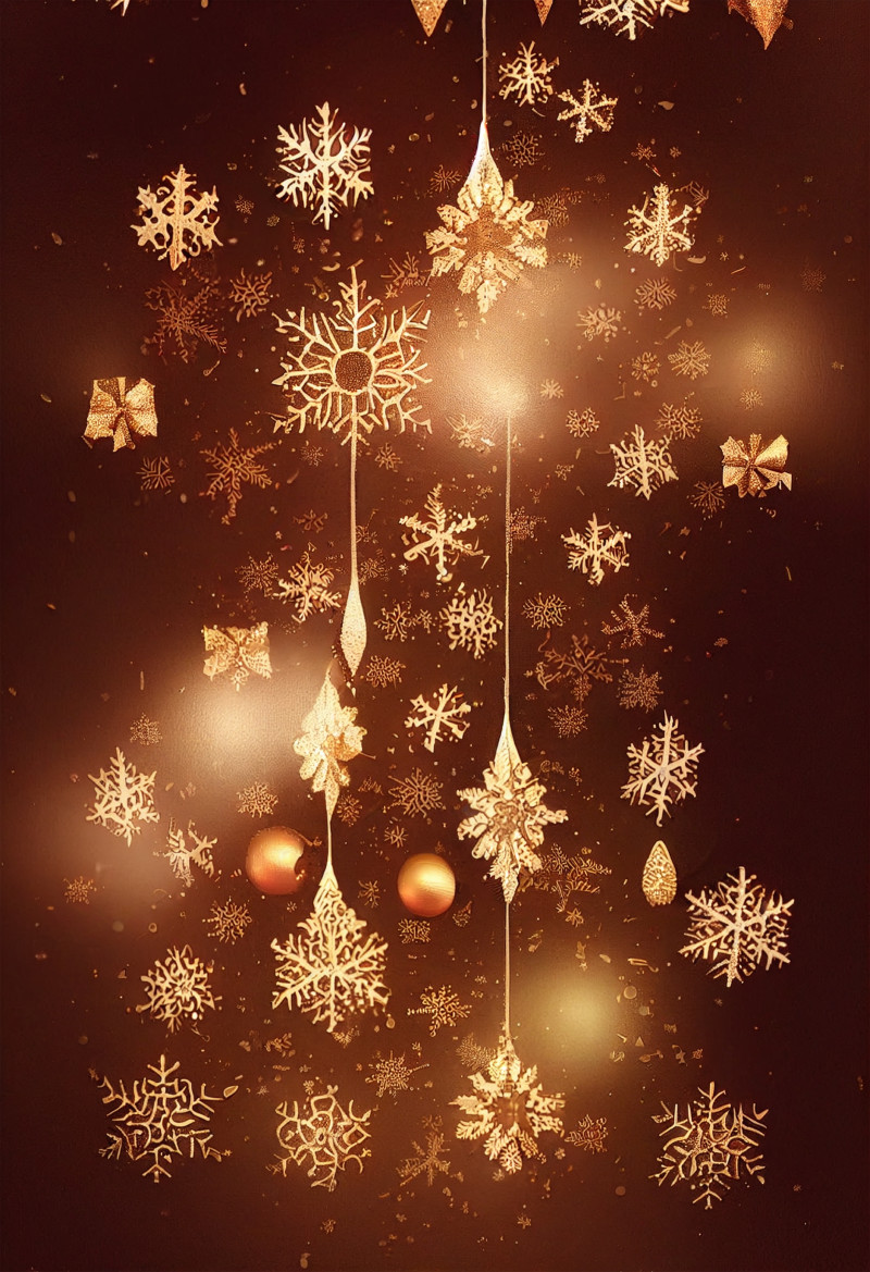 Christmas Snowflake Background