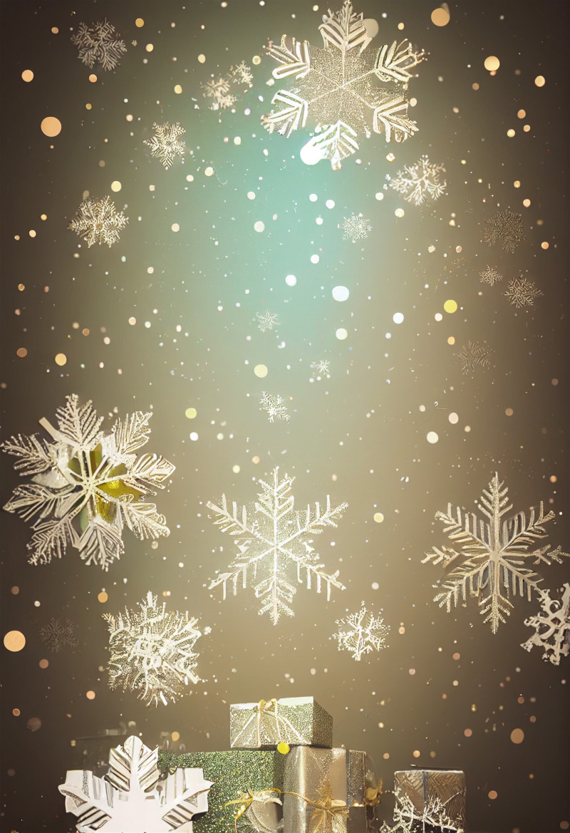 Christmas Snowflakes Background