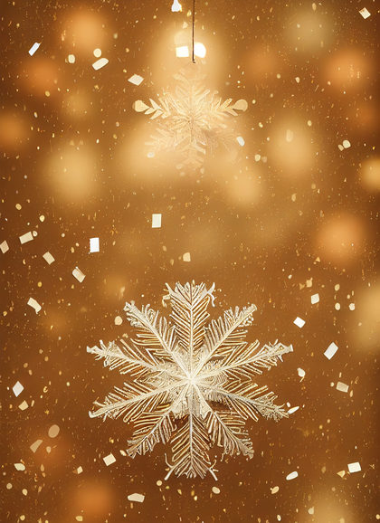 Snowflake Background Image
