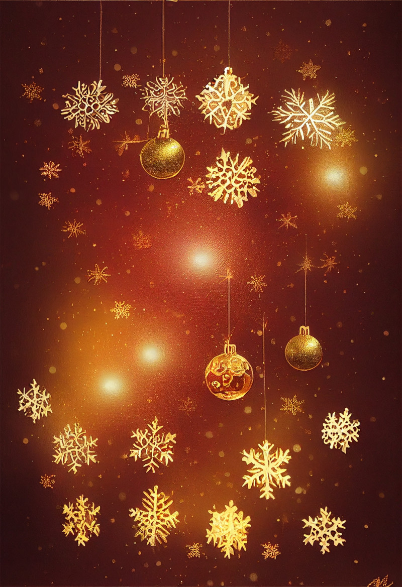 Christmas Snowflakes Background