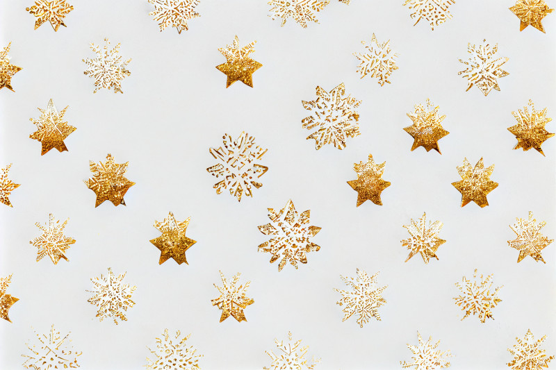 Christmas Snowflakes Background Image