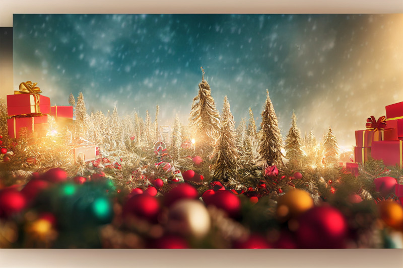Vintage Christmas Background