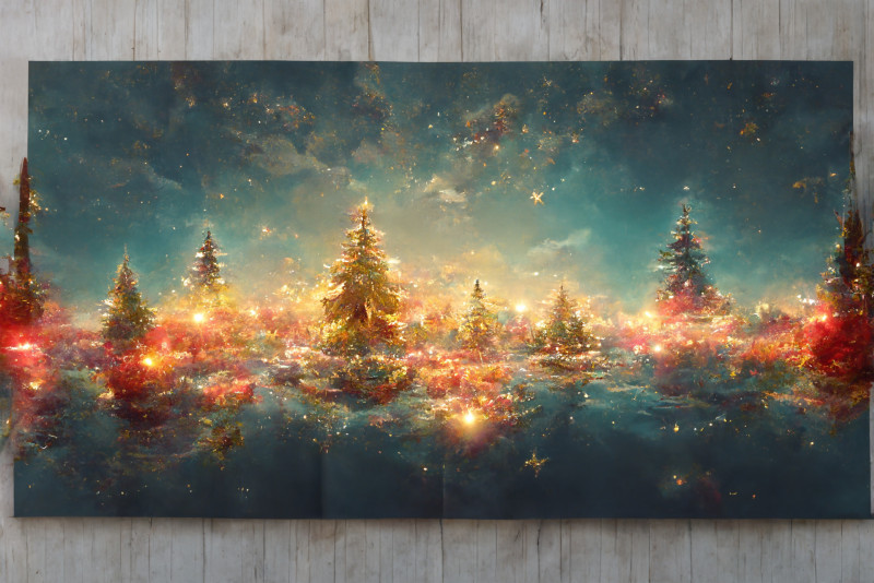 Vintage Christmas Background Image