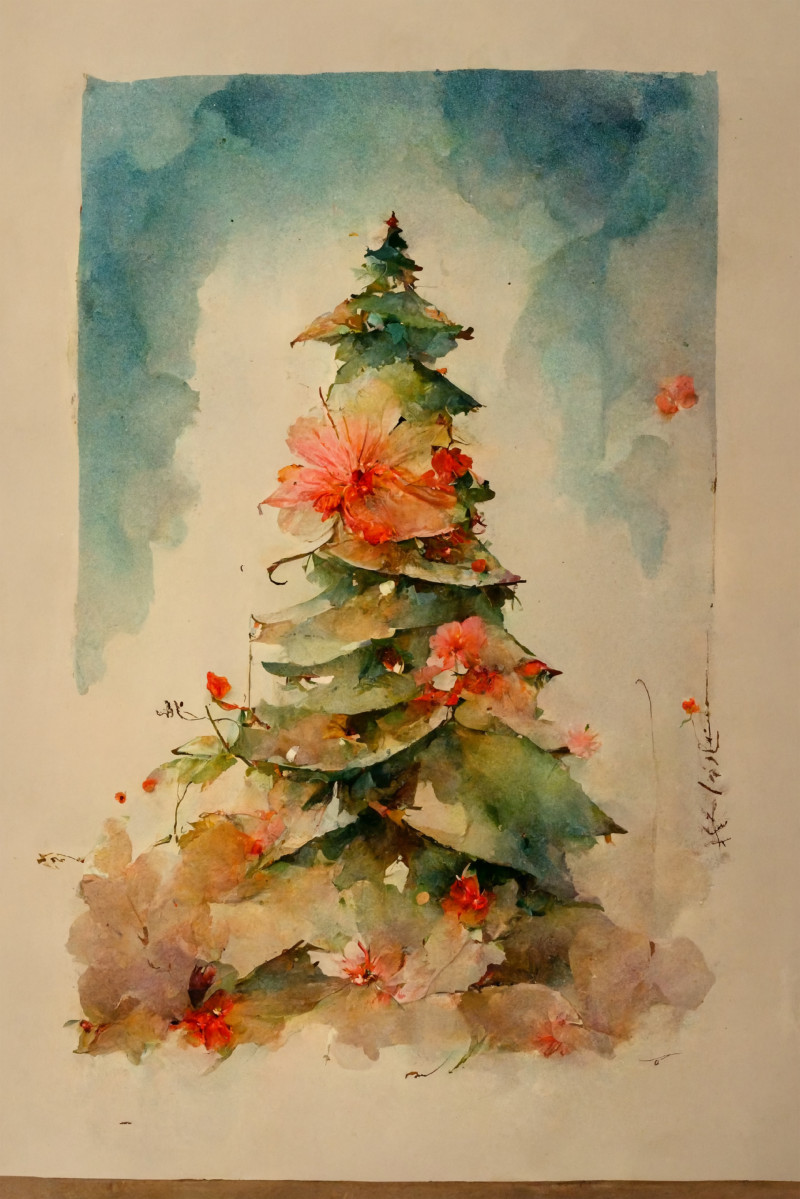 Vintage Christmas Background Image