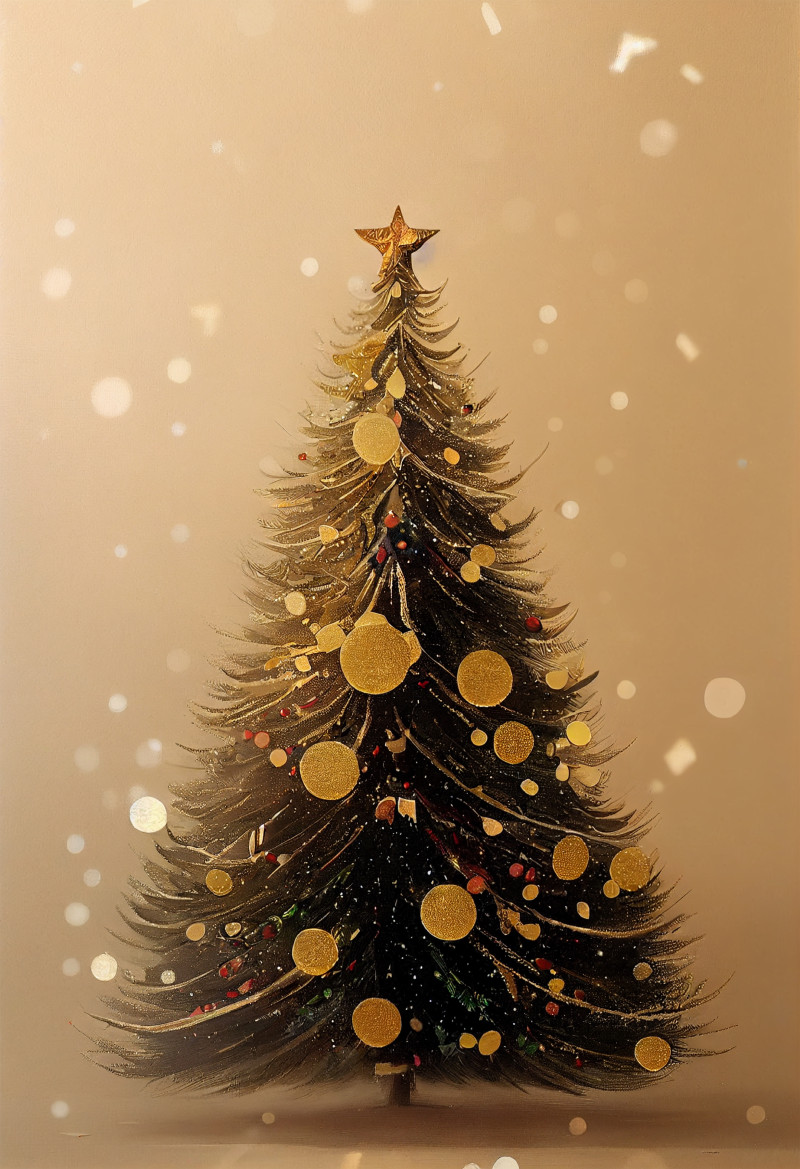Christmas Tree Background Image
