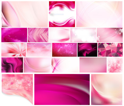 Pink Perspectives: A Curated Collection of Vector Backgrounds