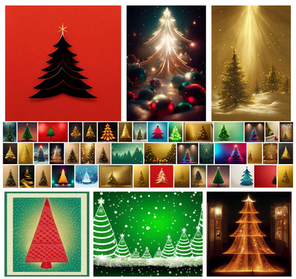 50 Free High-Resolution Christmas Tree Greeting Card Backgrounds: Your Ultimate Design Resource