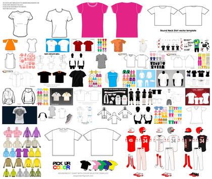 Ultimate Collection: 50+ T-shirt & Apparel Vector Design Templates – Free and Premium