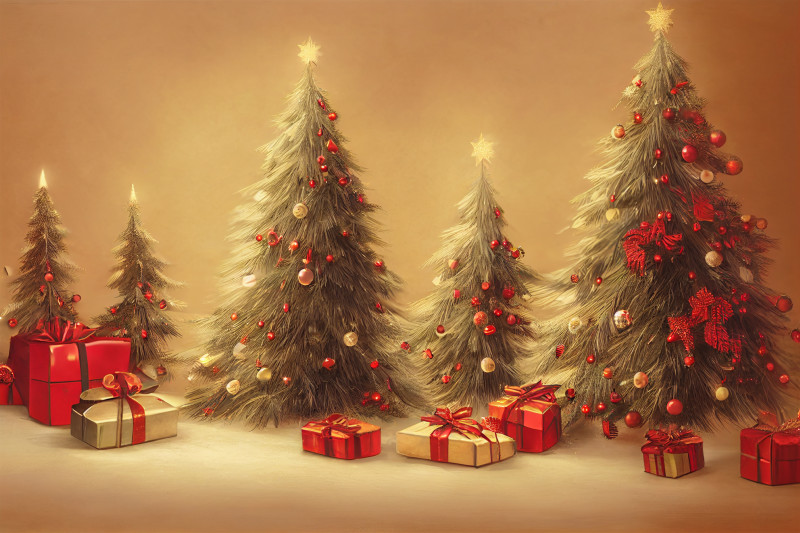 Christmas Tree Background Image