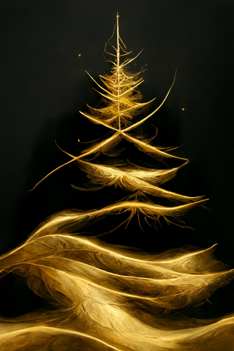 Christmas Tree Background Image