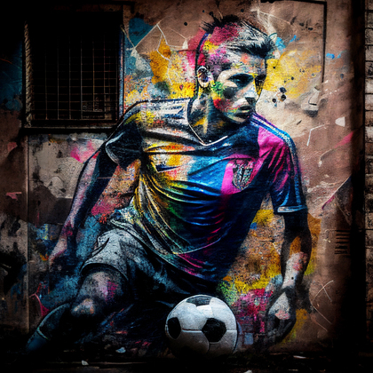 Football Street Art