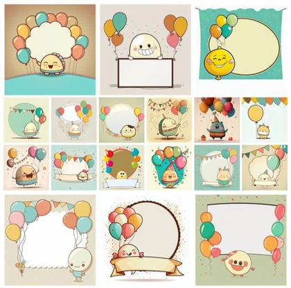 Cartoon Delight: 18 Cartoon Happy Birthday Background