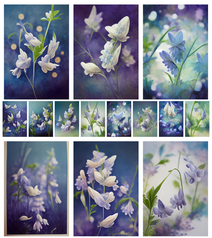 Discover 14 Exquisite Bluebell Flower Backgrounds: Free and Ready to Print!