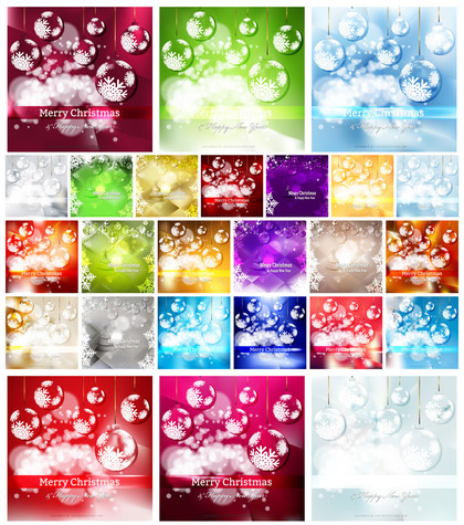 Elevate Your Holiday Greetings: 25 Enchanting Christmas Balls Backgrounds for Your Winter Designs