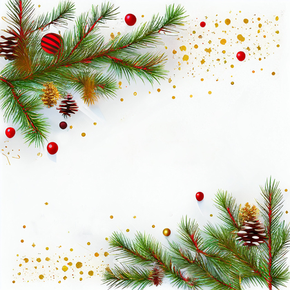 White Christmas Card Background Image