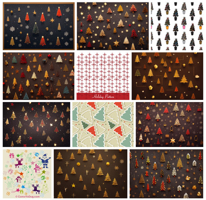 Elevate Your Yuletide Creations: 12 Free Christmas Pattern Background Designs to Spark Your Imagination