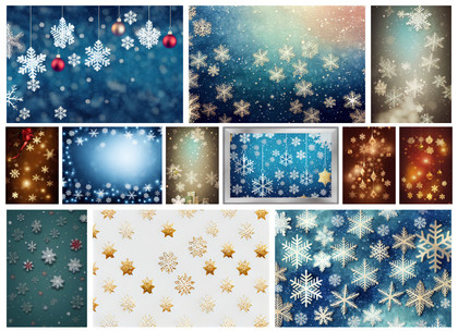 12 Christmas Snowflake Backgrounds: Spark Your Festive Creativity