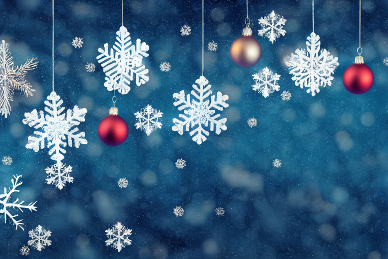 Christmas Snowflake Background