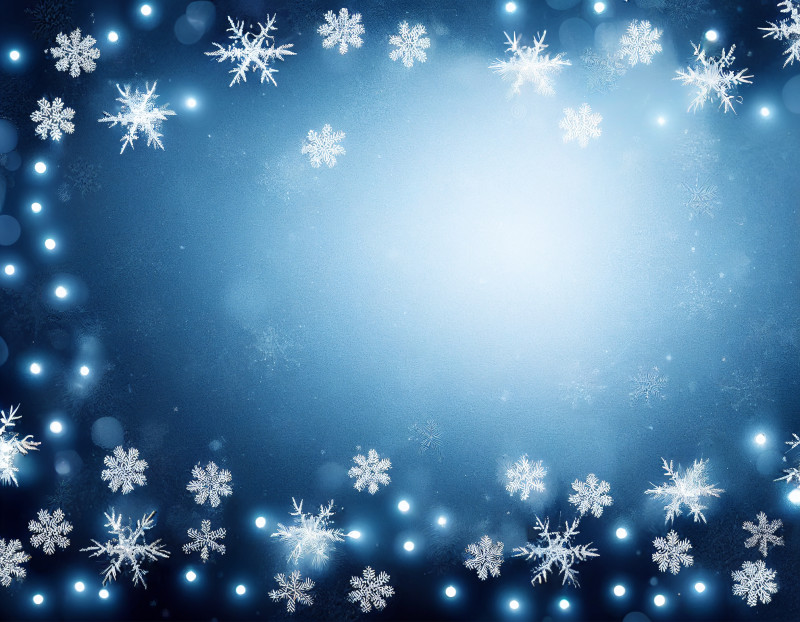 Christmas Snowflakes Background