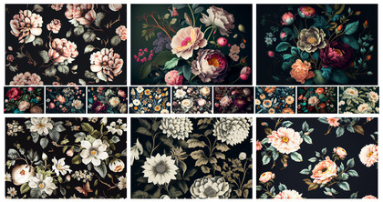 Captivating Blooms: 15 Free Flower Backgrounds for High-Resolution Print-Ready Designs