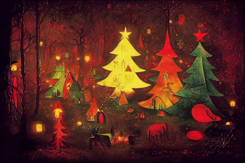 Christmas Tree Background