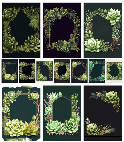 The Succulent Wedding Invitation Collection