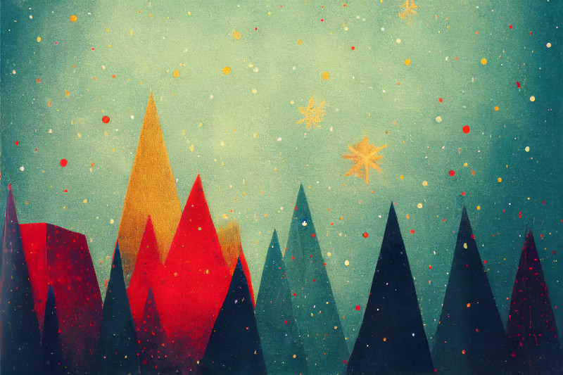 Christmas Tree Background Image