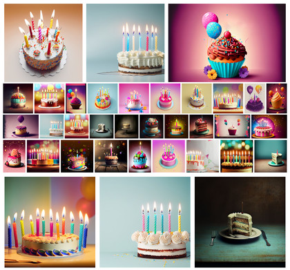 Celebrate with Delectable Birthday Cake Backgrounds