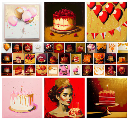 Art Meets Birthdays: Acrylic Painting Birthday Cards