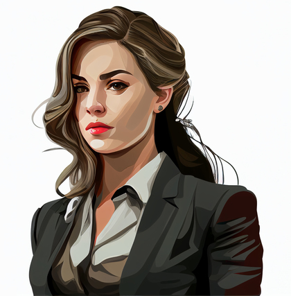 Woman Lawyer Illustration