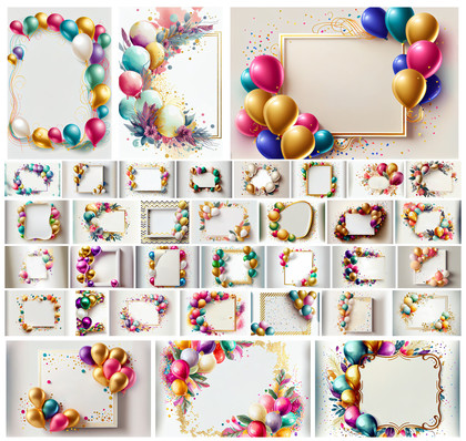 Enhance Your Wishes: 35 Happy Birthday Frame Backgrounds for Memorable Greeting Cards