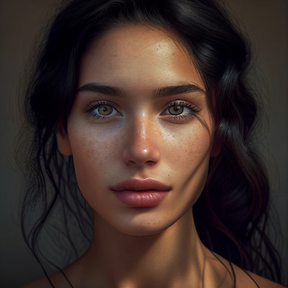 Beautiful Girl Portrait Image