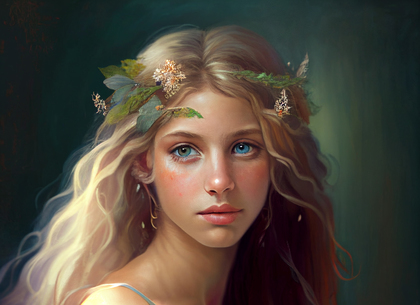Beautiful Young Girl Portrait