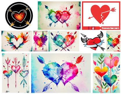 Loves Journey: Heart & Arrow Designs Collection