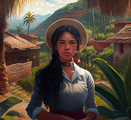 Colombian Woman Image