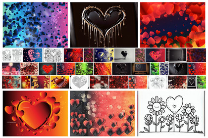 Shades of Passion: 40+ Heart Backgrounds Unveiled