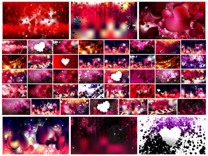 Elegance in Shadows: Unveiling 50+ Captivating Pink Red and Black Heart Designs