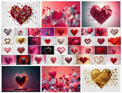 Eruptions of Emotion: The Exploded Heart Collection