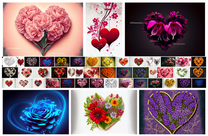Unveiling the Beauty: Heart-Flower Designs