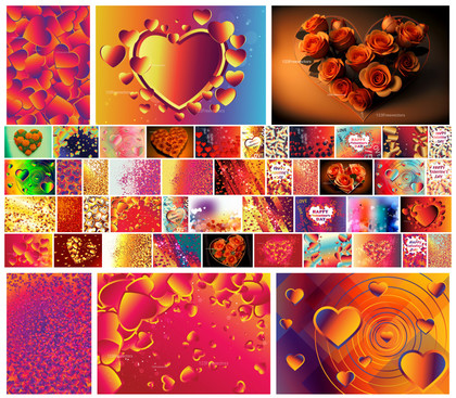 A Symphony of Hues The Orange Heart Collection