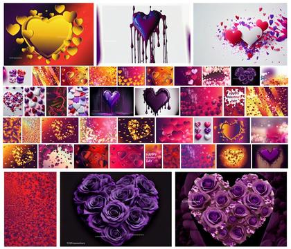 Elevate Your Valentine’s Creations: 44 Heartwarming Backgrounds for Every Design