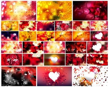 Radiant Heart Backgrounds A Symbol of Love and Passion
